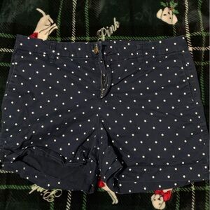 Navy Polka Dot Women's Shorts used